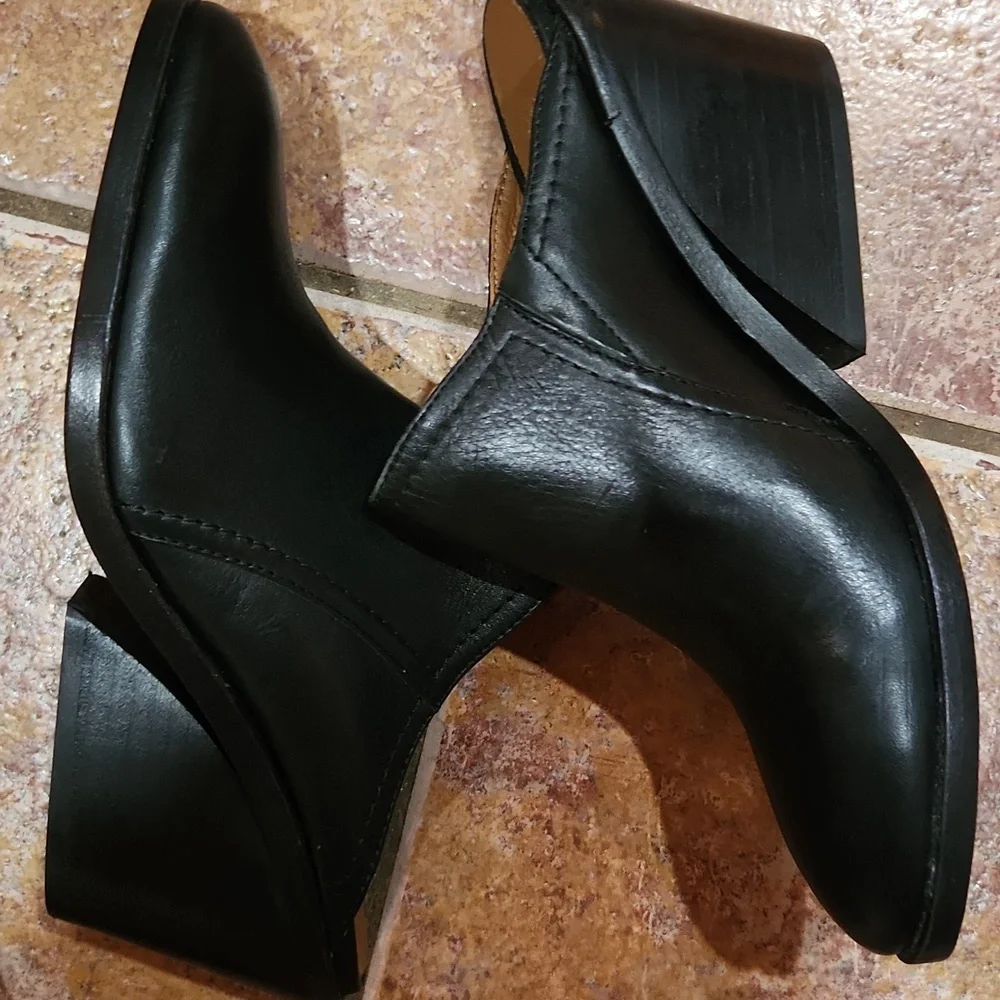 Frye Serena Mules Black Womens Size 8B - Picture 3 of 6